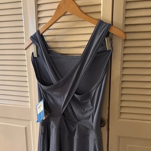 NWT Columbia Blue Sleeveless Dress Large - Picture 4 of 5